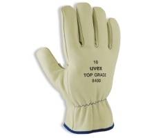 60291, Gr,10 top grade 8400 Lederschutzhandschuhe, UVEX