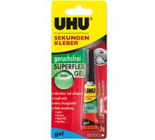 45565, 3 g Tube UHU Superflex Gel, Sekundenkleber, UHU