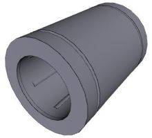 KB50-PP-RROC-AS Kugelbuchse, corrotect, 50X75X100, INA