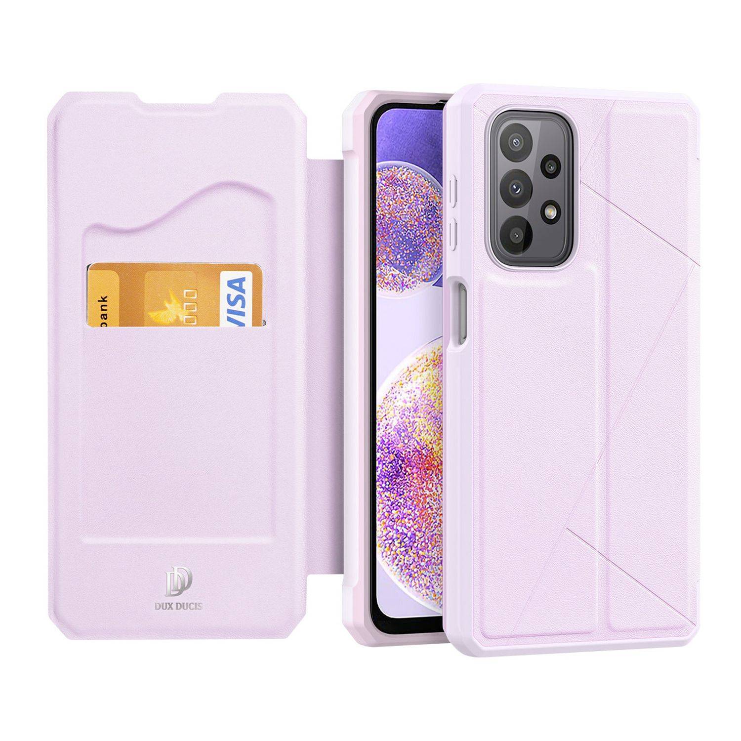 DUX DUCIS Skin X Holster Cover Etui Handy-Hülle kompatibel mit Samsung Galaxy A53 5G Rosa