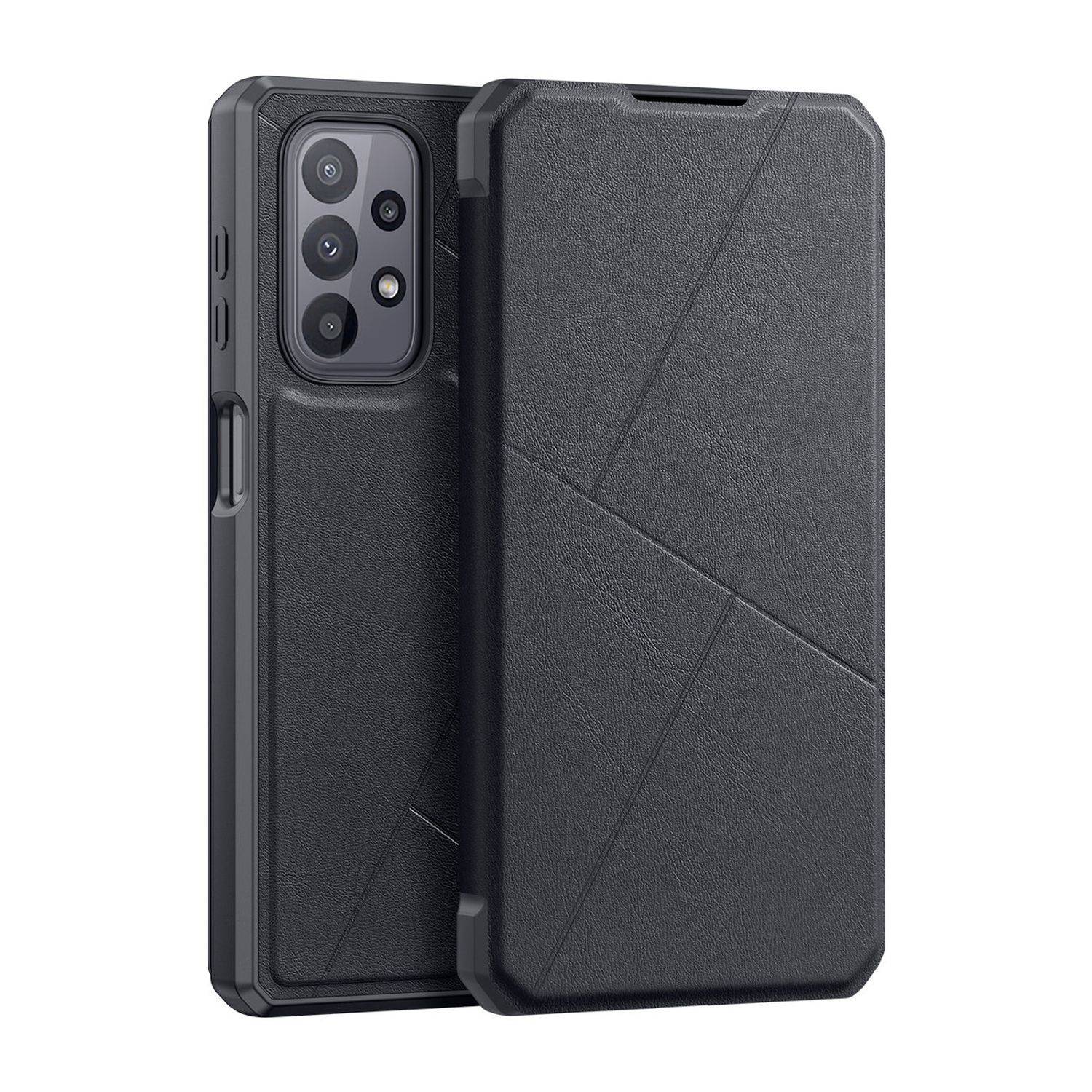 DUX DUCIS Skin X Holster Cover Etui Handy-Hülle kompatibel mit Samsung Galaxy A73 5G Schwarz