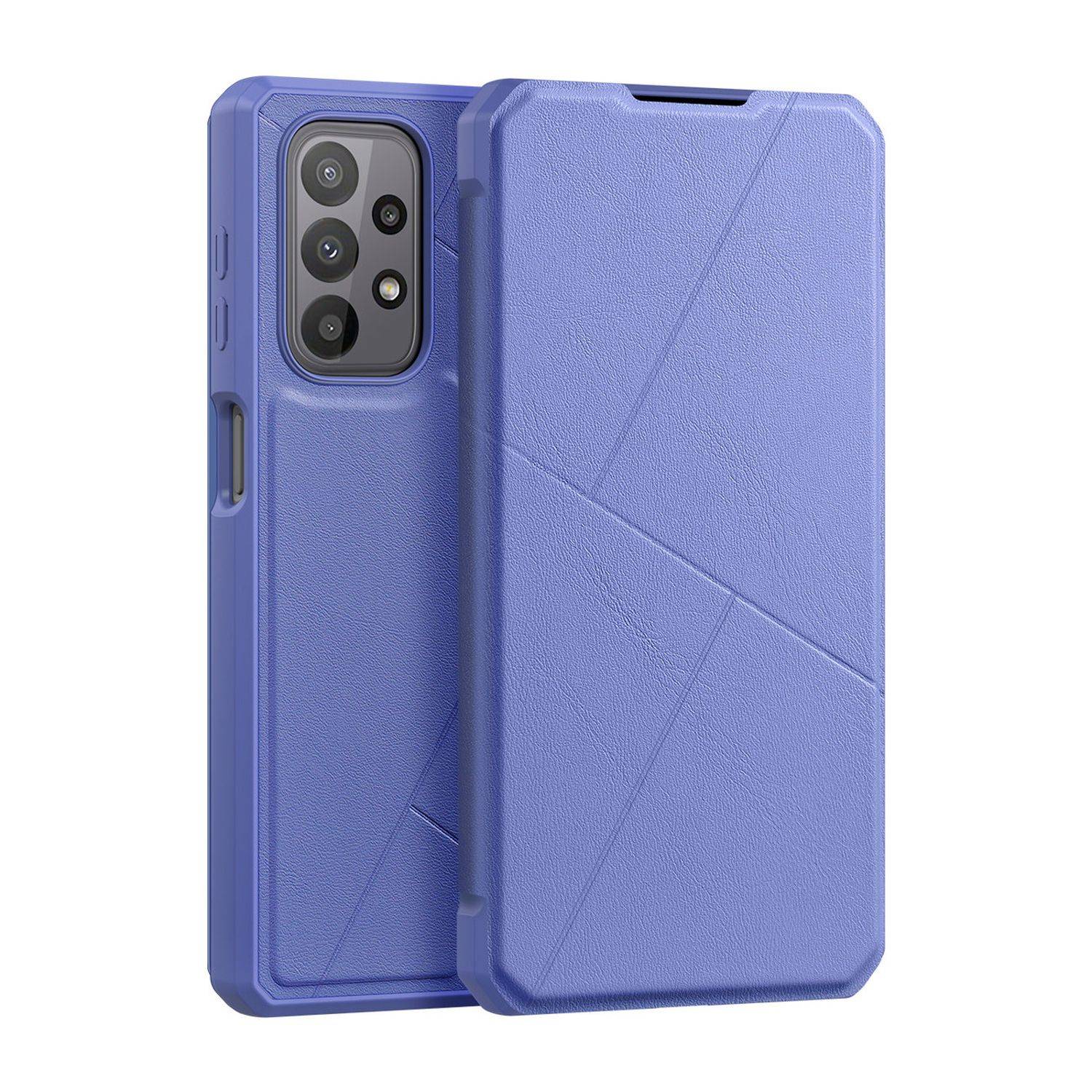 DUX DUCIS Skin X Holster Cover Etui Handy-Hülle kompatibel mit Samsung Galaxy A73 5G Blau