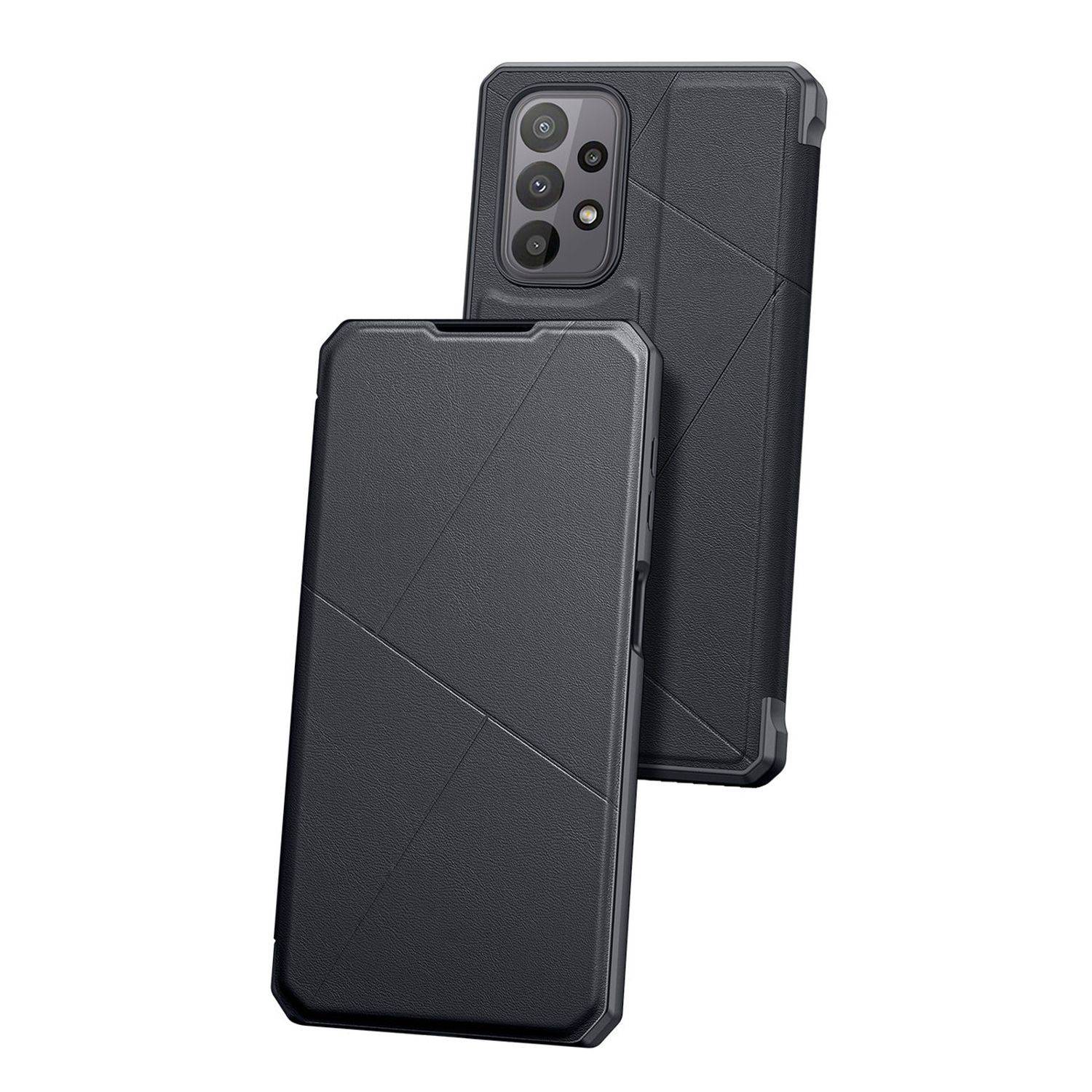 DUX DUCIS Skin X Holster Cover Etui Handy-Hülle kompatibel mit Samsung Galaxy A13 5G Schwarz