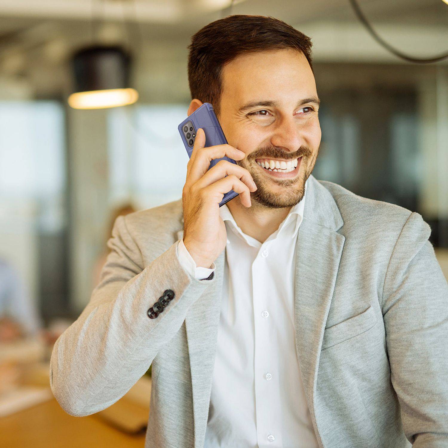 DUX DUCIS Skin X Holster Cover Etui Handy-Hülle kompatibel mit Samsung Galaxy A23 5G Blau