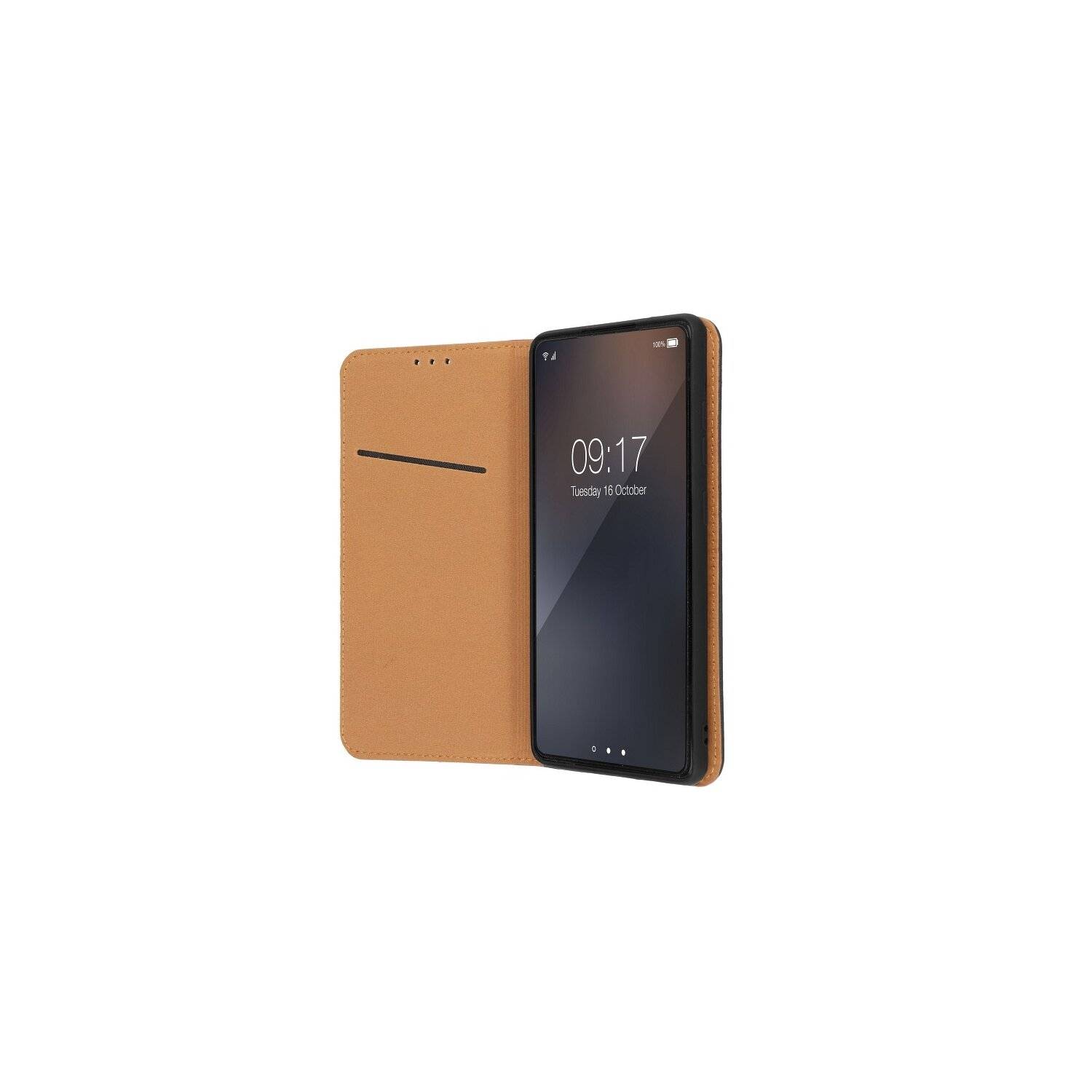 Smart Pro Echt Buchtasche Leder Tasche Lederbuch Hülle Cover Case Handy-Hülle kompatibel mit iPhone 14 Plus Schwarz