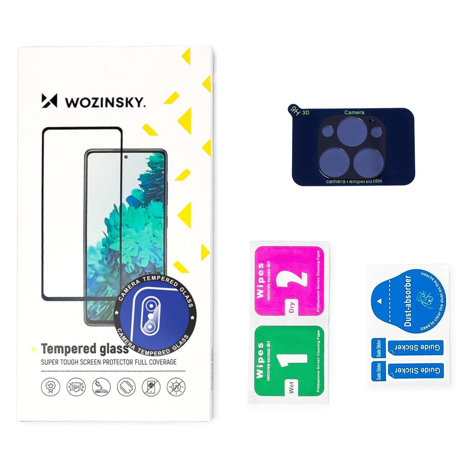 Full Camera Glass 9H Full Kamera Schutzglas Tempered Glass Kameraschutz kompatibel mit Samsung Galaxy S21 FE