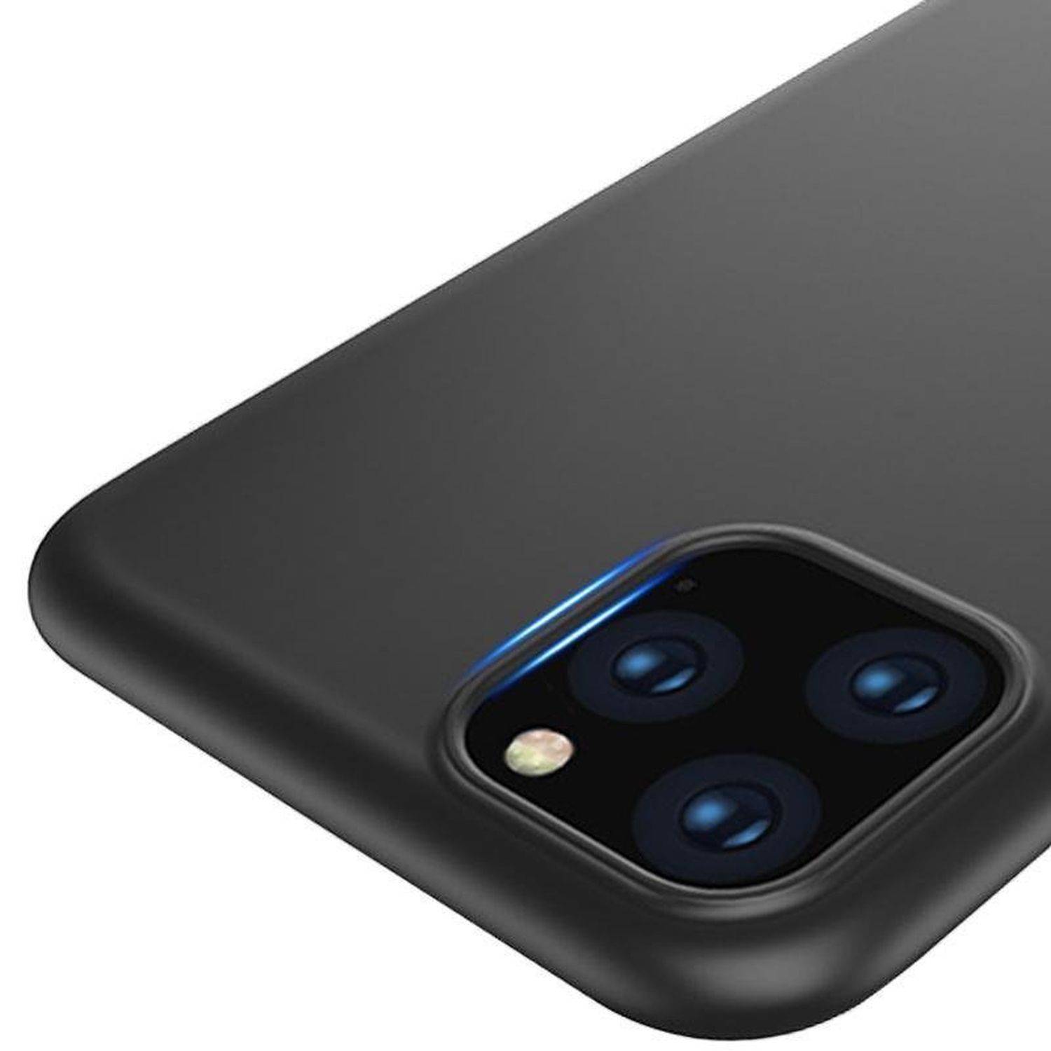 Silikon Hülle Basic kompatibel mit OnePlus 9RT 5G Case TPU Soft Handy Cover Schutz Schwarz