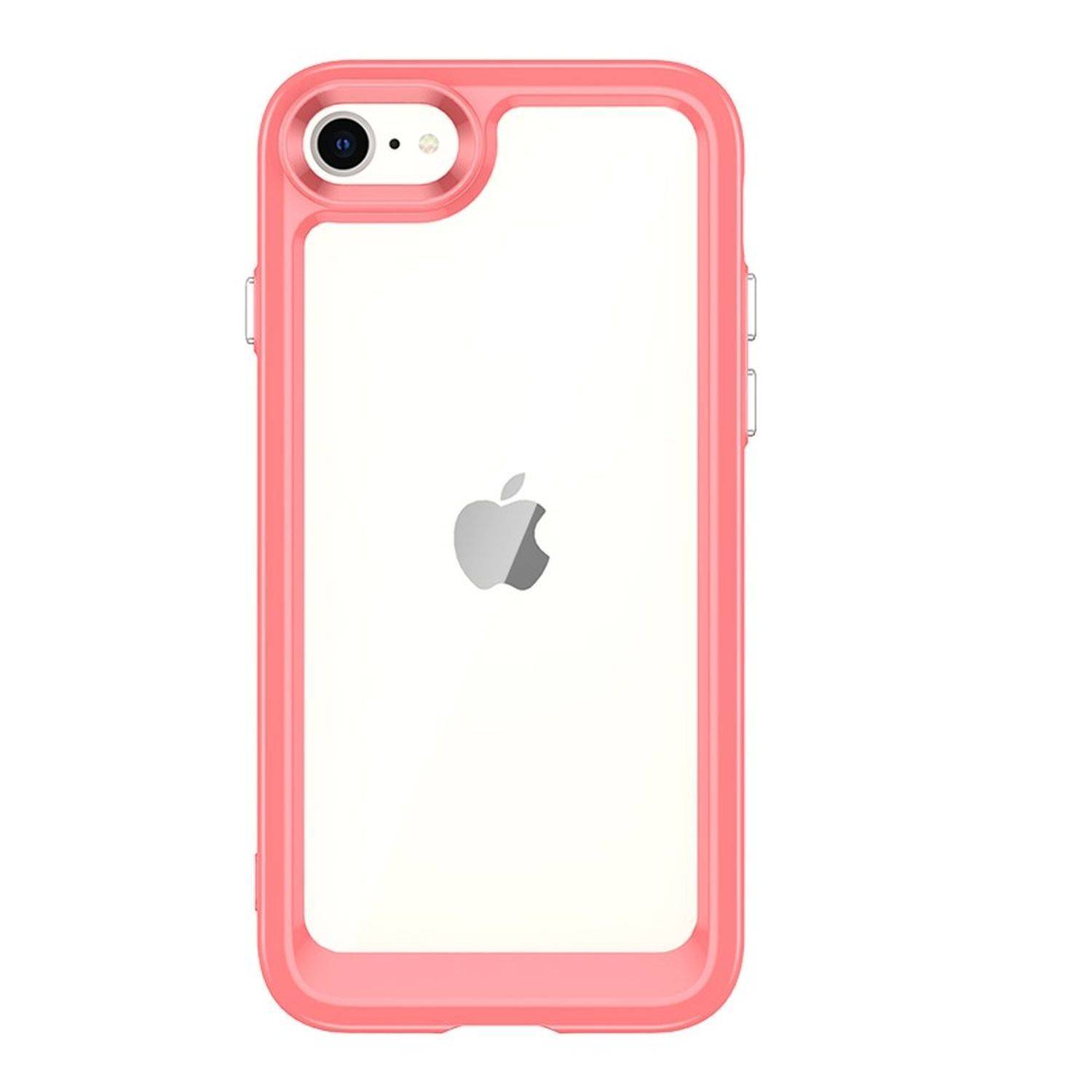 Outer Space Case Hülle Cover Handy-Hülle Schutz Hardcover Gelrahmen kompatibel mit iPhone 13 Pro Rot