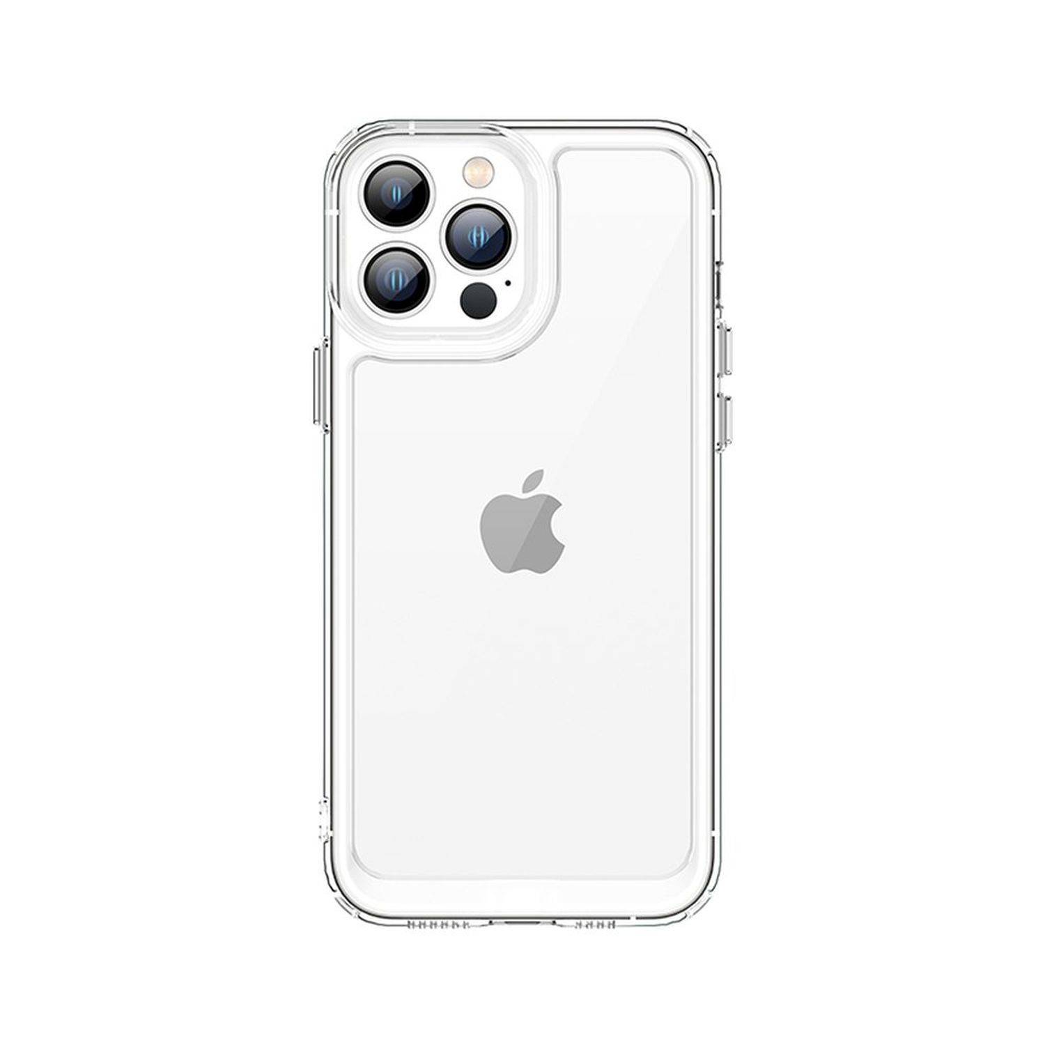 Outer Space Case Hülle Cover Handy-Hülle Schutz Hardcover Gelrahmen kompatibel mit iPhone 13 Pro Max Transparent