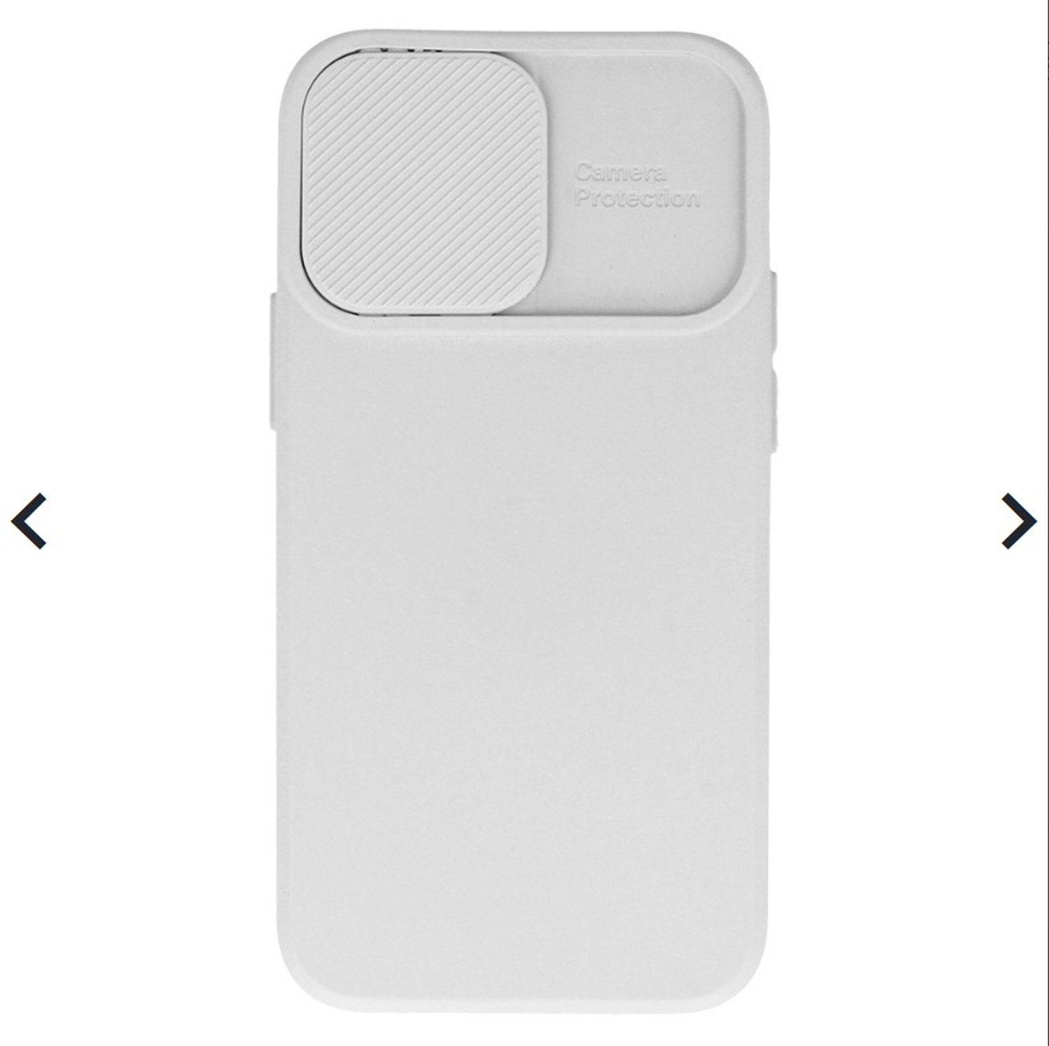 CamShield Silikon Cover Case Slim Handyhülle Schutzhülle mit Kameraschutz Kameraabdeckung für Samsung Galaxy A23 Beige