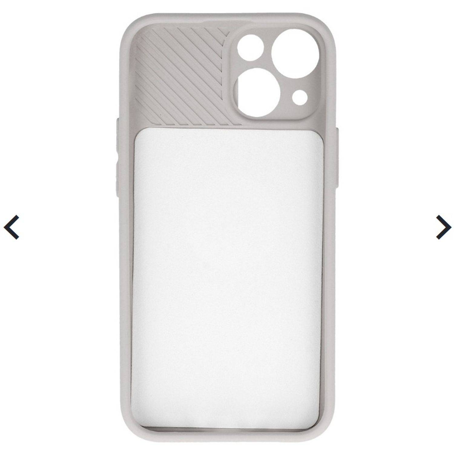CamShield Silikon Cover Case Slim Handyhülle Schutzhülle mit Kameraschutz Kameraabdeckung für Samsung Galaxy A23 Beige