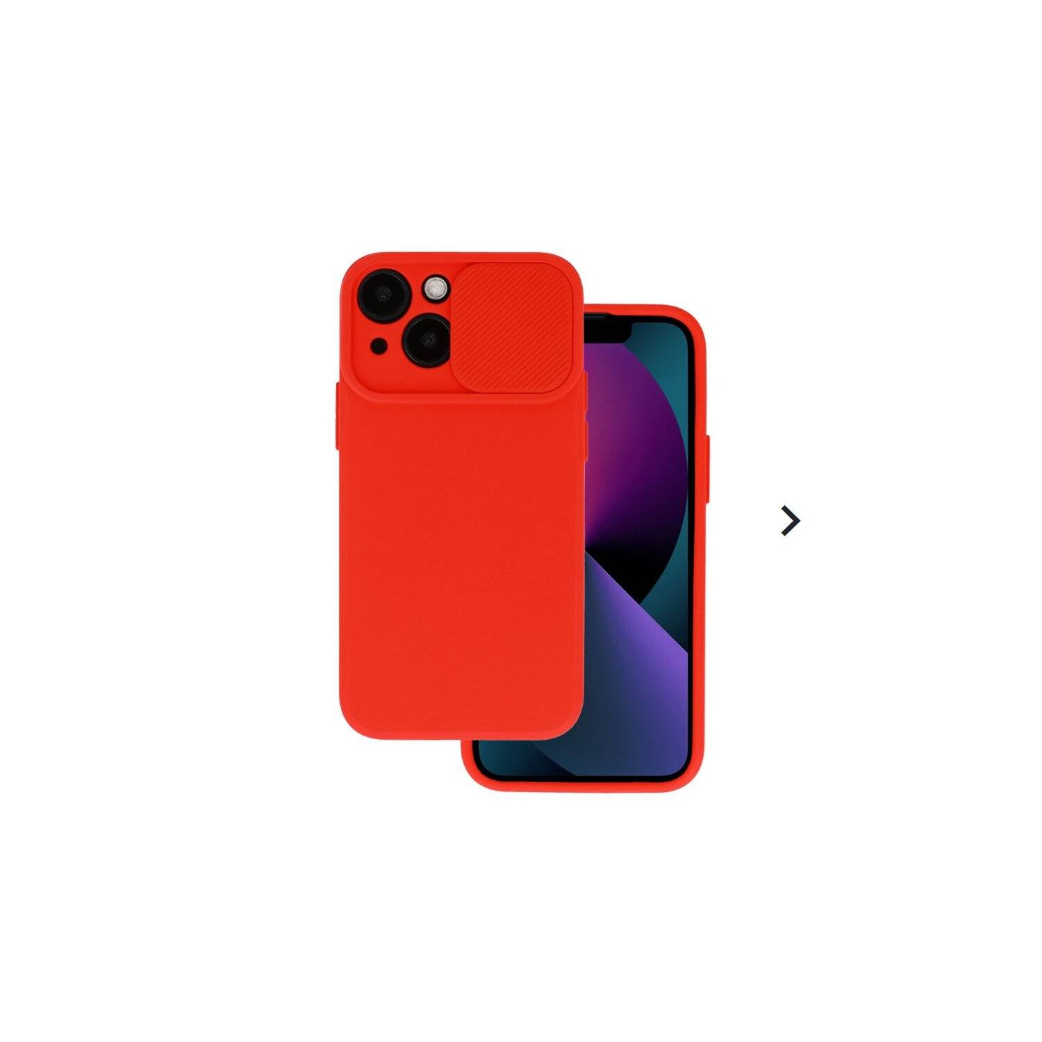 CamShield Silikon Cover Case Slim Handyhülle Schutzhülle mit Kameraschutz für Xiaomi Redmi Note 11 Pro 5G Rot