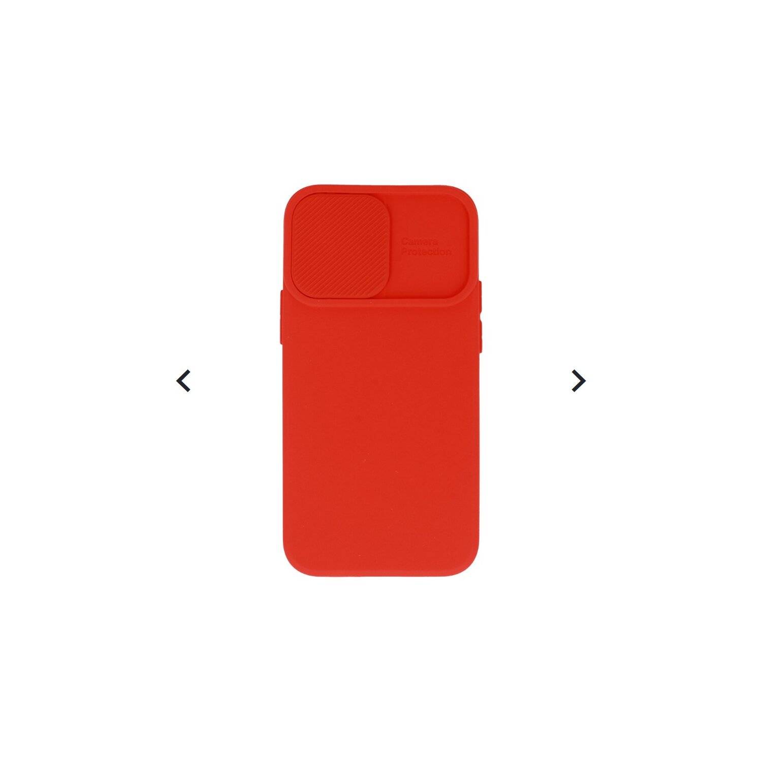 CamShield Silikon Cover Case Slim Handyhülle Schutzhülle mit Kameraschutz für Xiaomi Redmi Note 11 Pro 5G Rot