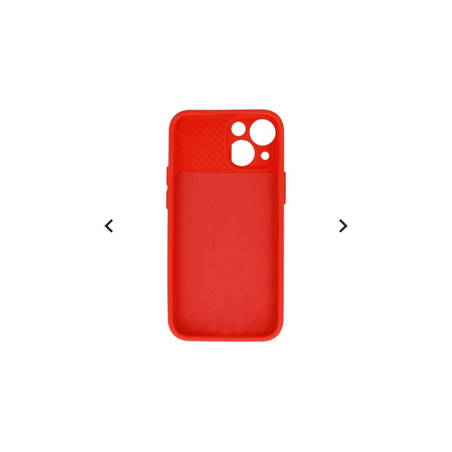 CamShield Silikon Cover Case Slim Handyhülle Schutzhülle mit Kameraschutz für Xiaomi Redmi Note 11 Pro 5G Rot