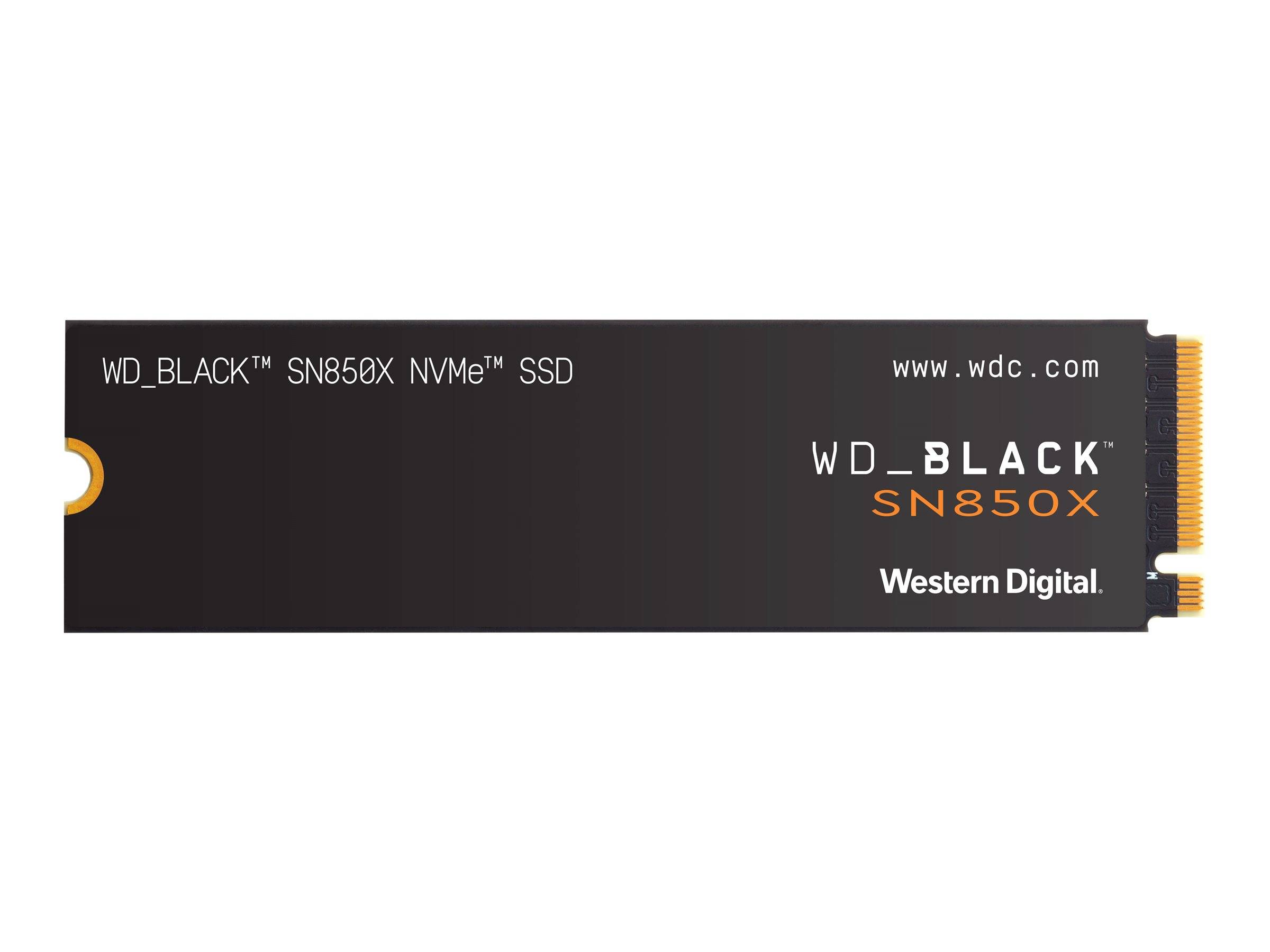 WD_BLACK SN850X NVMe SSD WDBB9G0010BNC - SSD - 1 TB - intern - M.2 2280 - PCIe 4.0 (NVMe)