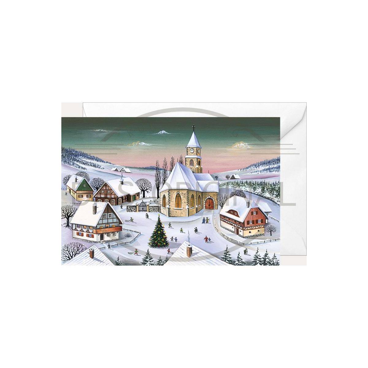 2969 - Weihnachtsklappkarte "Ein Sonntag im Advent"