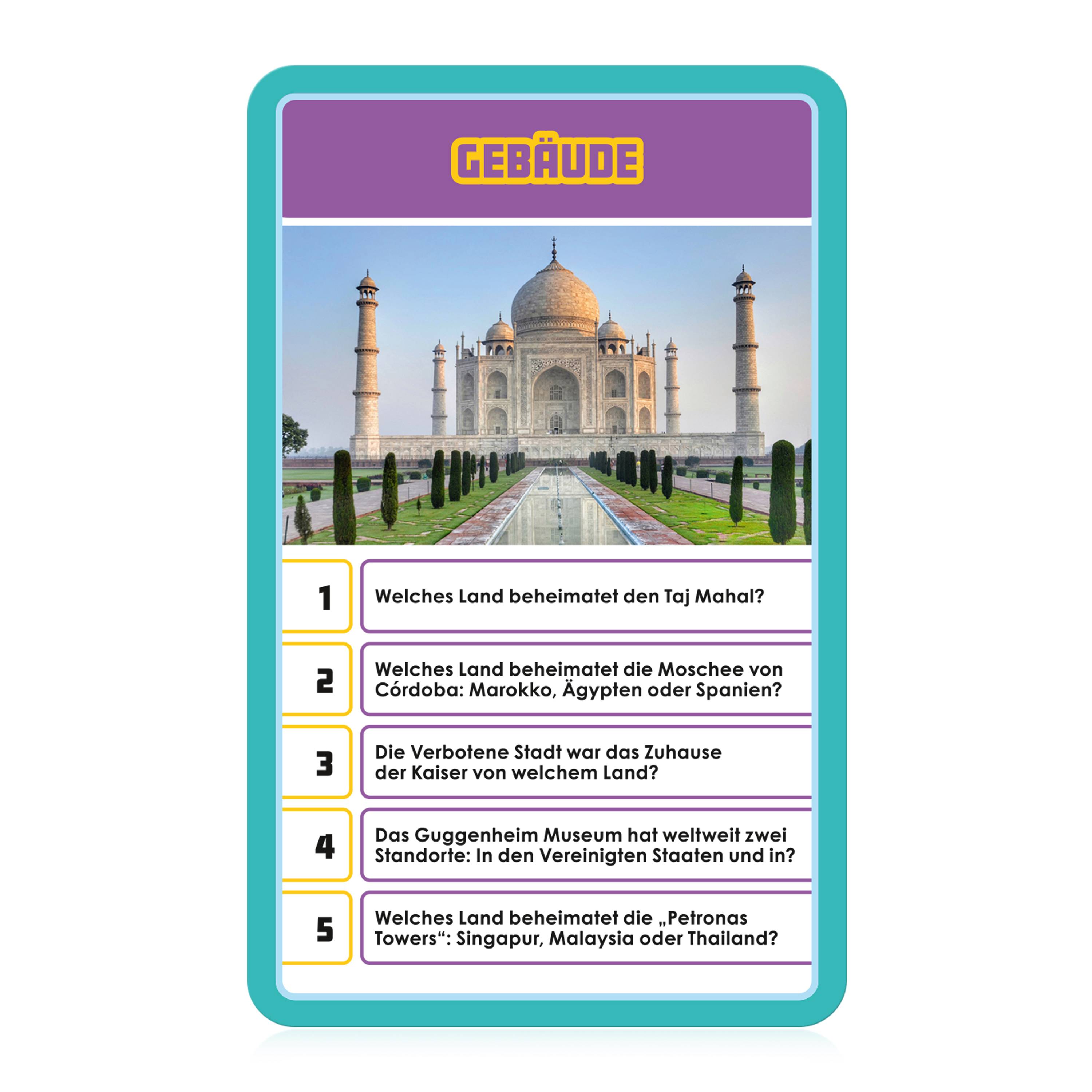 Top Trumps Quiz - Länder und Flaggen Quizspiel Gesellschaftsspiel Wissensspiel