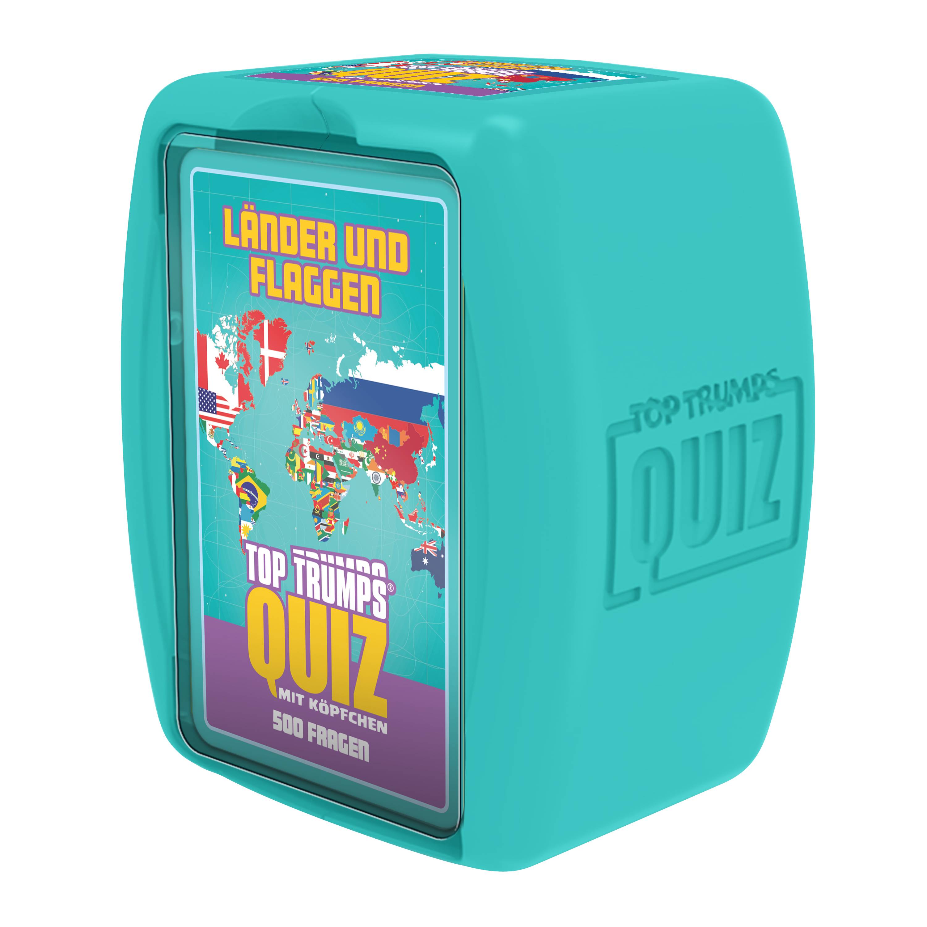 Top Trumps Quiz - Länder und Flaggen Quizspiel Gesellschaftsspiel Wissensspiel