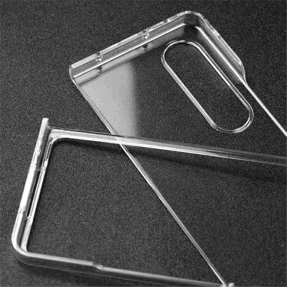 Für Samsung Galaxy Z Fold4 5G Design Hart Cover Handy Tasche Hülle Etuis Transparent