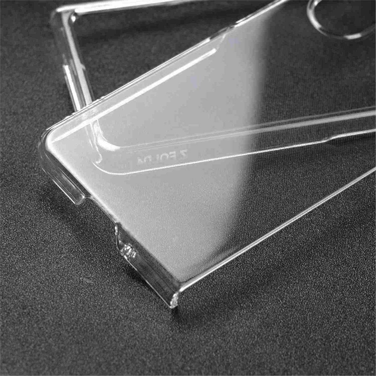 Für Samsung Galaxy Z Fold4 5G Design Hart Cover Handy Tasche Hülle Etuis Transparent