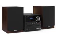 Sharp XL-B517D, Heim-Audio-Mikrosystem, Braun, 1 Disks, 45 W, Voller Bereich, 60 - 20000 Hz