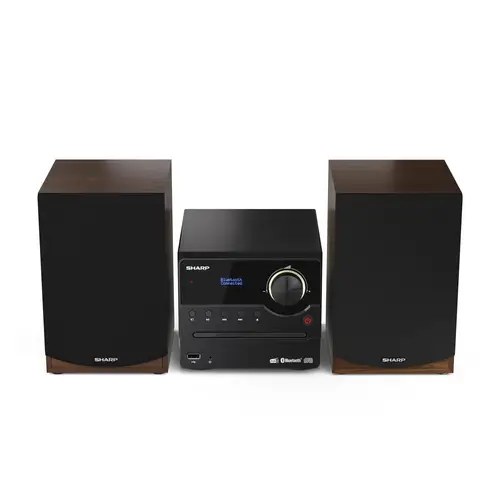 SHARP XL-B517D(BR) - Hi-Fi Kompaktanlage mit DAB+/FM - Bluetooth 5.0, CD-Player & USB-Wiedergabe, 60 Senderspeicher SHARP XL-B517D(BR) - Hi-Fi Kompaktanlage mit DAB+/FM - Bluetooth 5.0, CD-Player & USB-Wiedergabe, 60 Senderspeicher