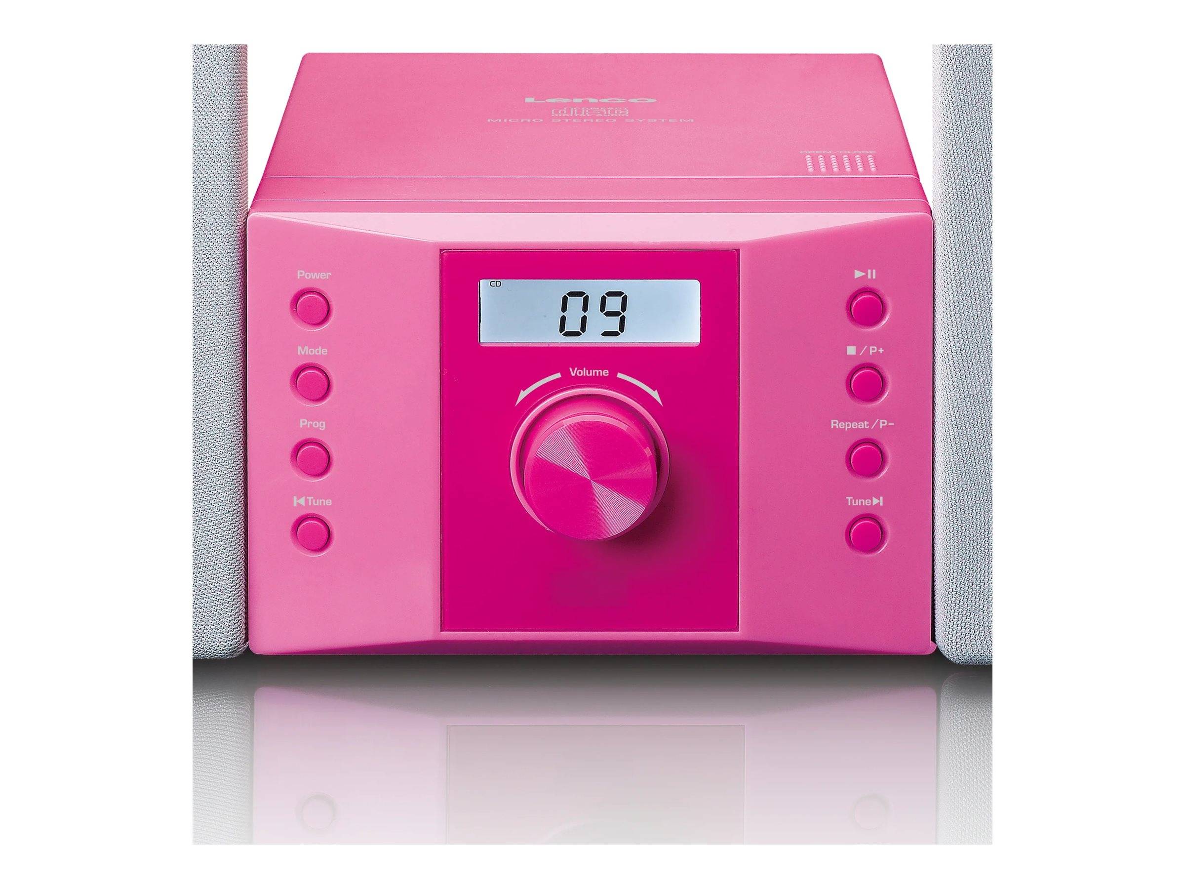 Lenco MC-013 - Microsystem - 5 Watt (Gesamt)pink