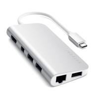 Satechi Aluminum Type-C Multimedia Adapter - Dockingstation - USB-C - Mini DP -