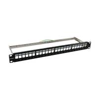 Synergy 21 88976 Patch-Panel - RAL 9.005 - Unbestückt(ohne Module) - Schwarz