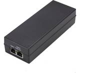 Microconnect POEINJ-15W-UK, 10 Gigabit Ethernet, 10 Mbit/s, 10/100, IEEE 802.3af, Cat5, Schwarz