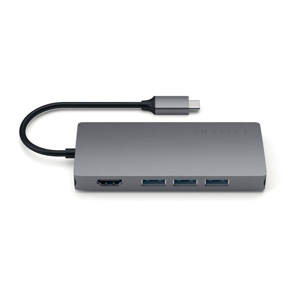 Aluminium Multi-Port Adapter V2 - Dockingstation - USB-C