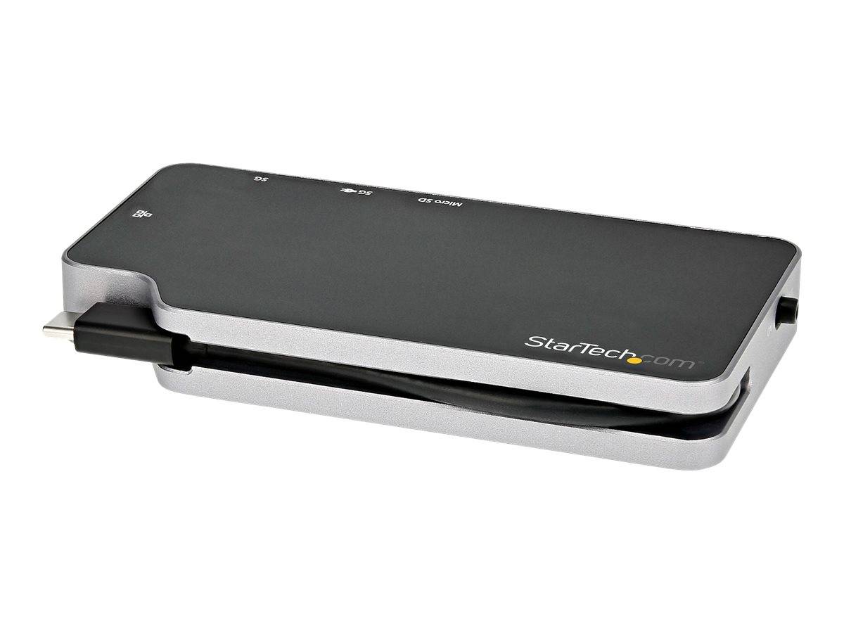 StarTech.com USB-C Multiport Adapter - USB-C auf 4K HDMI oder VGA mit 100W Power Delivery Pass-Through, 2-Port 10Gbit/s