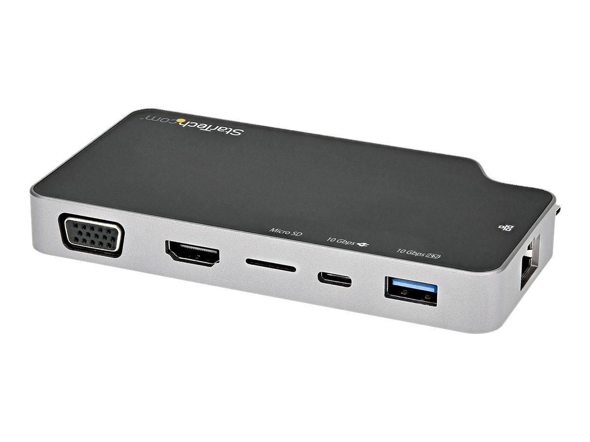 StarTech.com USB-C Multiport Adapter - USB-C auf 4K HDMI oder VGA mit 100W Power Delivery Pass-Through, 2-Port 10Gbit/s