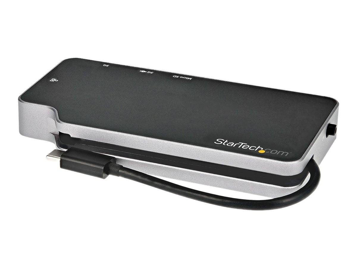StarTech.com USB-C Multiport Adapter - USB-C auf 4K HDMI oder VGA mit 100W Power Delivery Pass-Through, 2-Port 10Gbit/s
