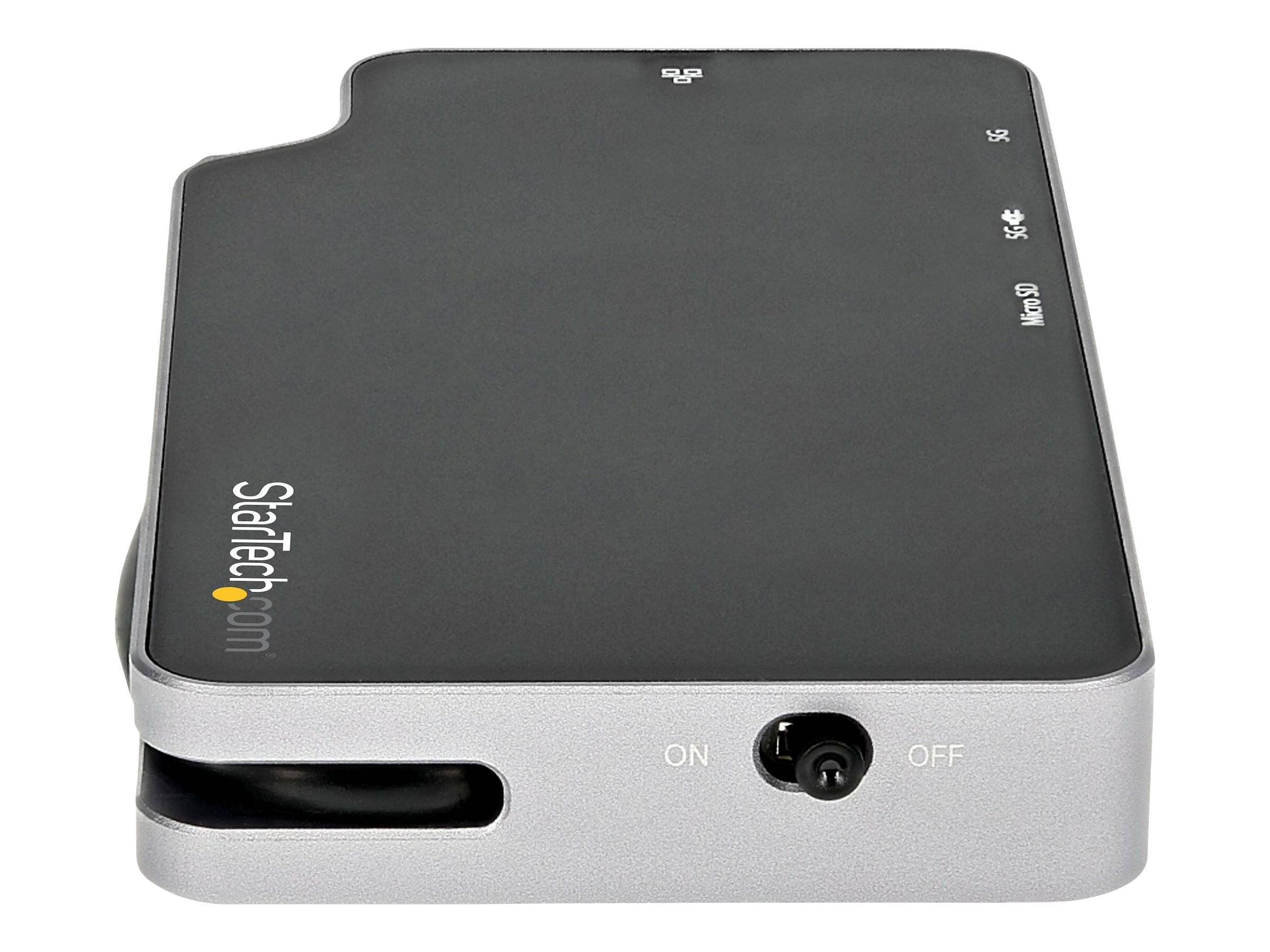 StarTech.com USB-C Multiport Adapter - USB-C auf 4K HDMI oder VGA mit 100W Power Delivery Pass-Through, 2-Port 10Gbit/s