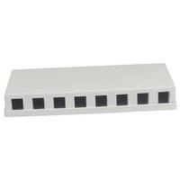 Synergy 21 S216344 - Weiß Patch-Panel - Keystone,Modulträger - Patchpanel für 8x