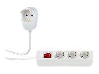 REV RITTER - REV Powersplit - Steckdosenleiste - Wechselstrom 230 V - 3500 Watt - Ausgangsanschlüsse: 4 (4 x Europlug)