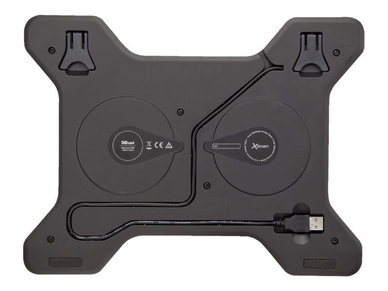 Trust Notebook Cooling Stand Xstream Breeze - Notebook-Ständer - mit Ventilator - 40.6 cm (16")