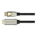 Anschlusskabel DisplayPort 1.4 an HDMI 2.0, 4K / UHD @60Hz, Vollmetallstecker, vergoldete Kontakte, OFC, schwarz, 10m