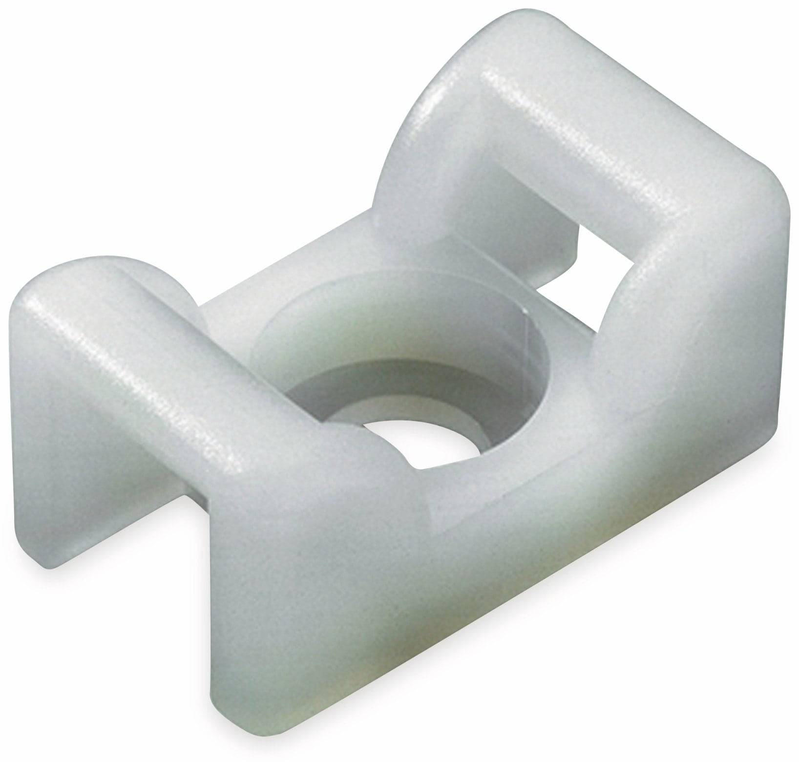 HELLERMANNTYTON Befestigungssockel für Kabelbinder, 151-24819, KR8G5 Natur 1 ST