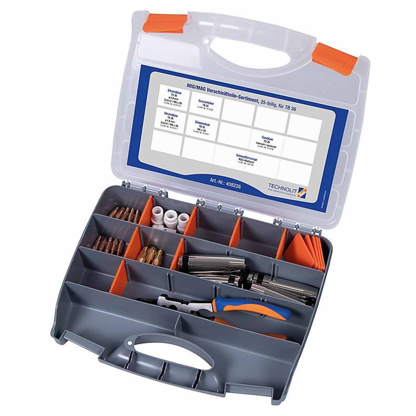 TECHNOLIT Ordnungssystem MIG/MAG TB 36 25-teilig