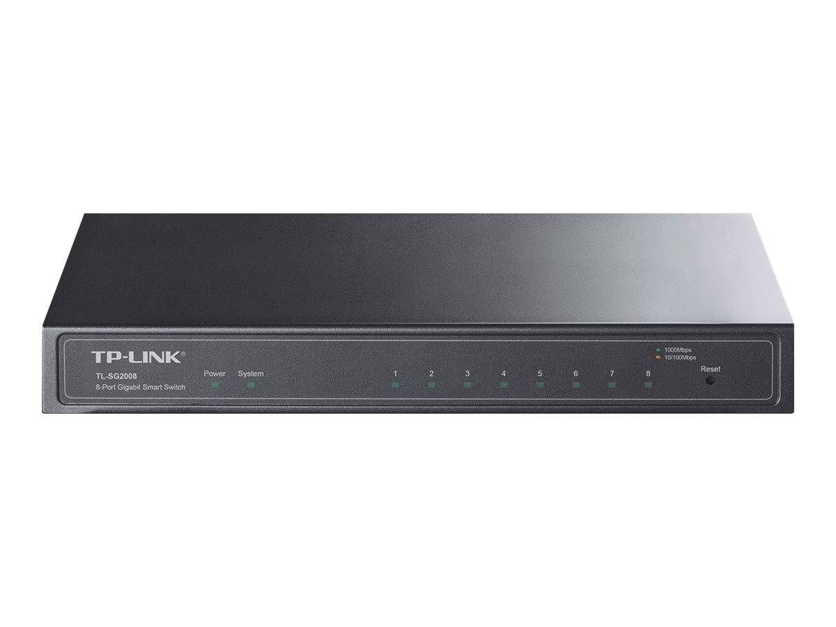 TP-Link TL-SG2008 - Switch - managed - 8 x 10/100/1000