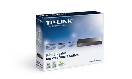 TP-Link TL-SG2008 - Switch - managed - 8 x 10/100/1000