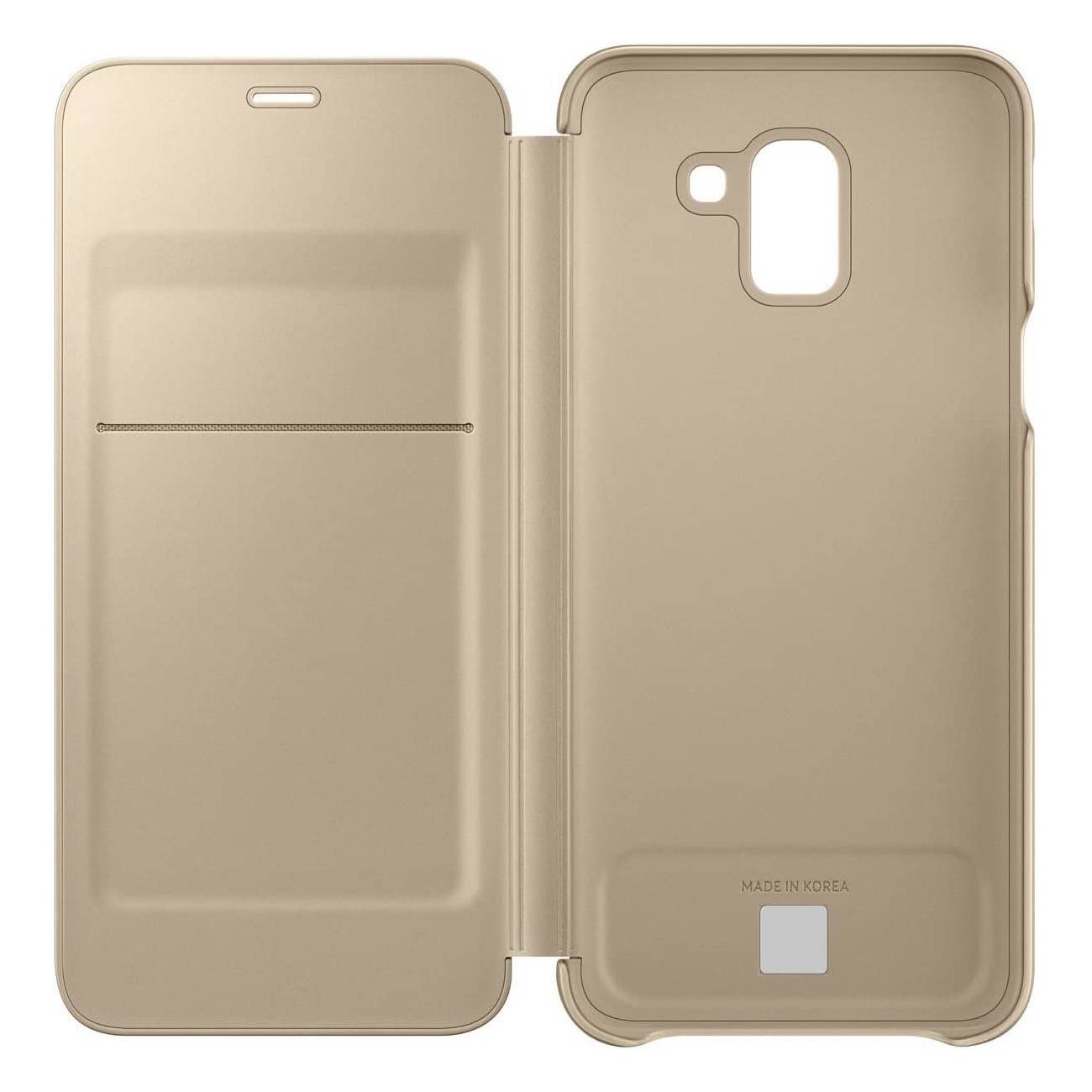 Samsung Wallet Cover für Galaxy J6 gold Handyhülle