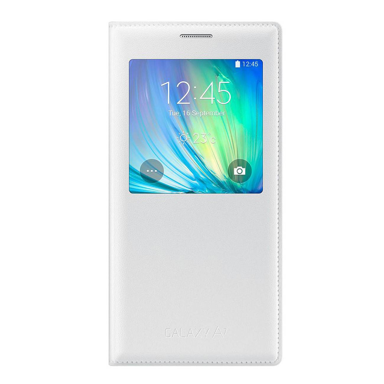 Samsung S-View Cover Galaxy A7 weiss Handyhülle