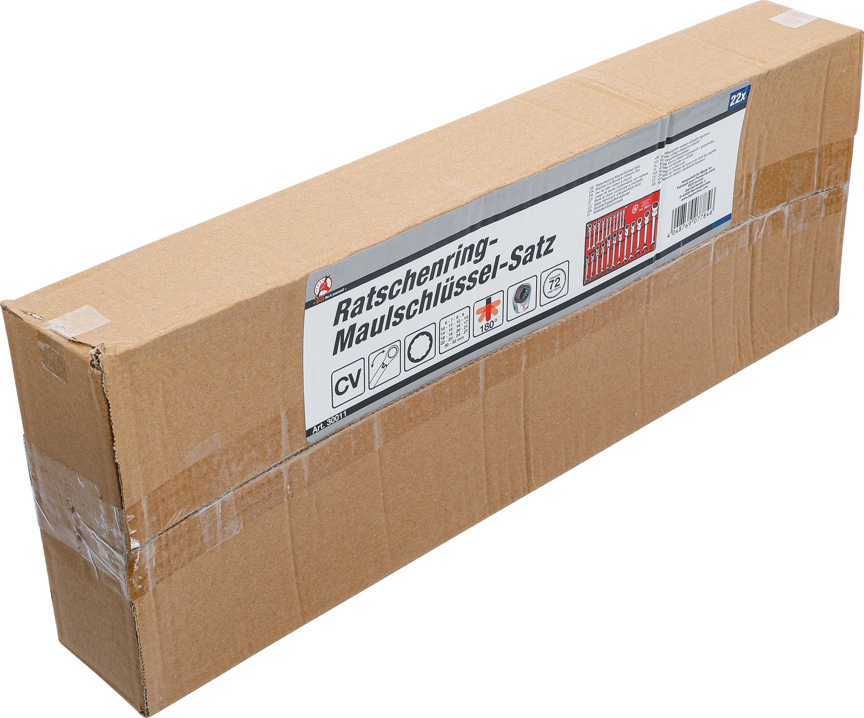 BGS Do It Yourself Ratschenring-Maulschlssel-Satz | flexible Kpfe |