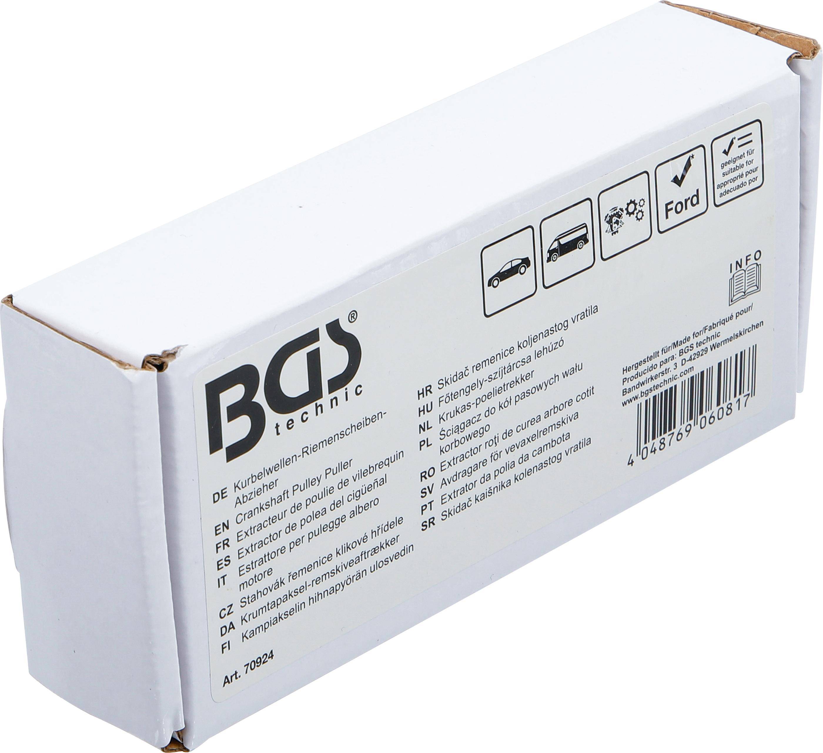 BGS technic Kurbelwellen-Riemenscheiben-Abzieher | fr Ford 2.0