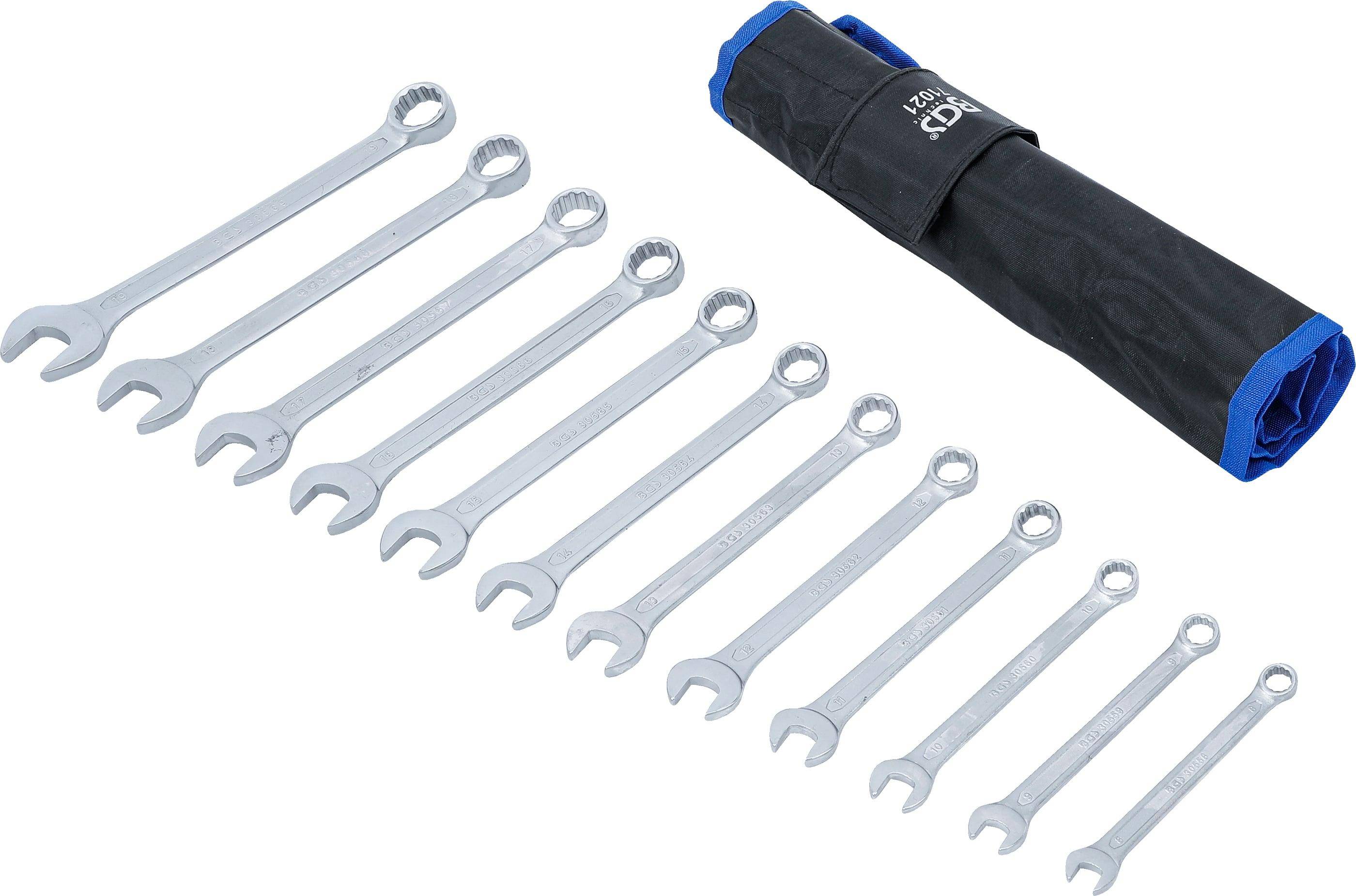 BGS technic Maul-Ringschlssel-Satz | SW 8 - 19 mm | 12-tlg.