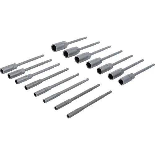 BGS technic Steckschlüssel-Einsatz-Satz, Sechskant | extra lang | BGS technic Steckschlüssel-Einsatz-Satz, Sechskant | extra lang |