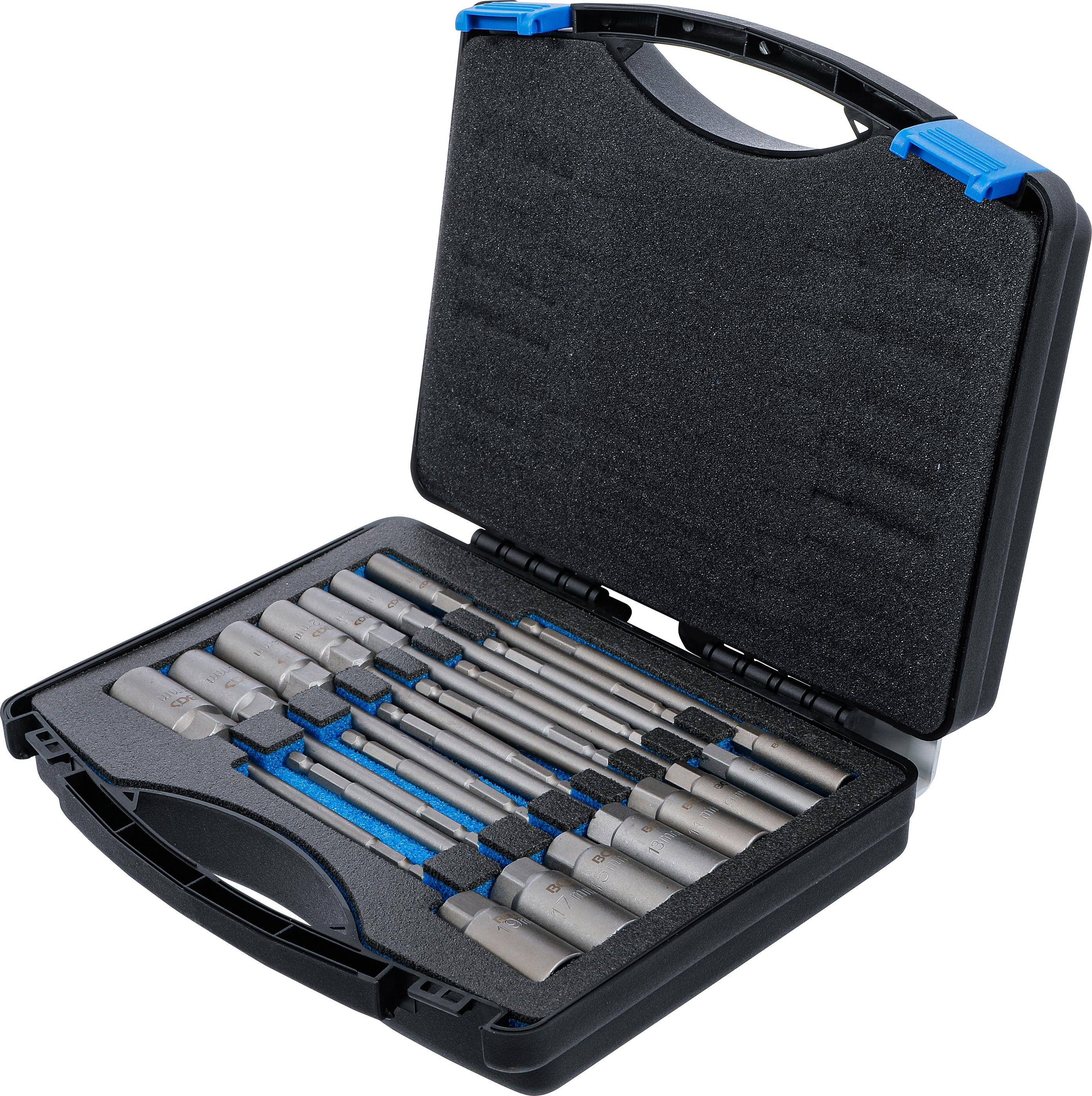 BGS technic Steckschlüssel-Einsatz-Satz, Sechskant | extra lang |